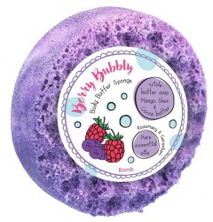 Berry Bubbly Body Buffer Shower Sponge